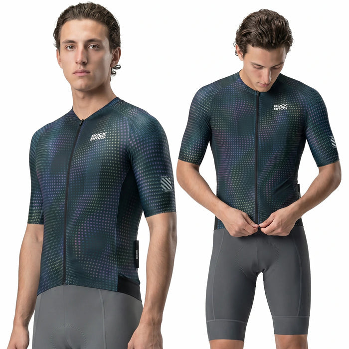 Lightweight Summer Cycling Jersey with Rear Pockets