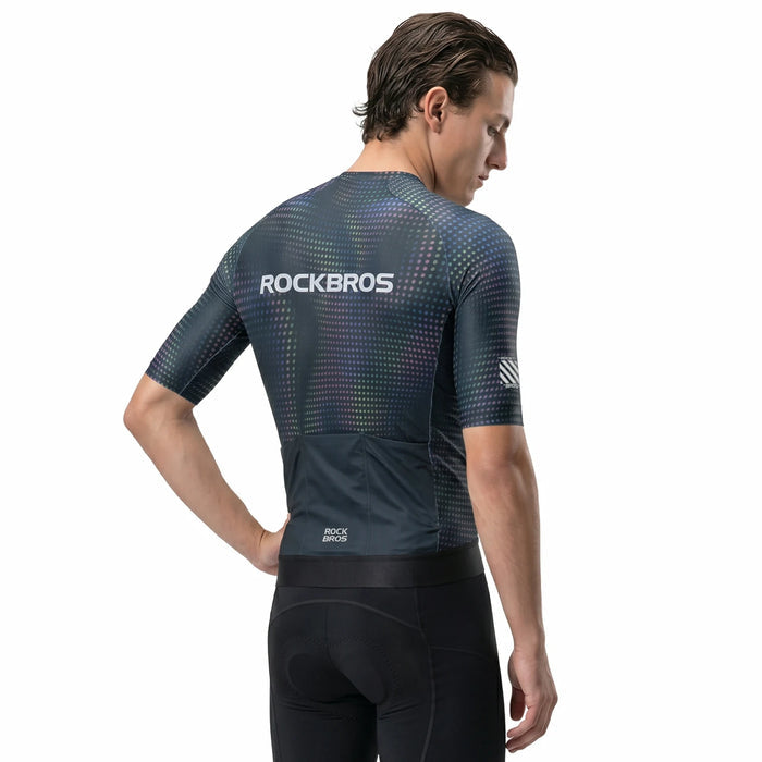 Lightweight Summer Cycling Jersey with Rear Pockets