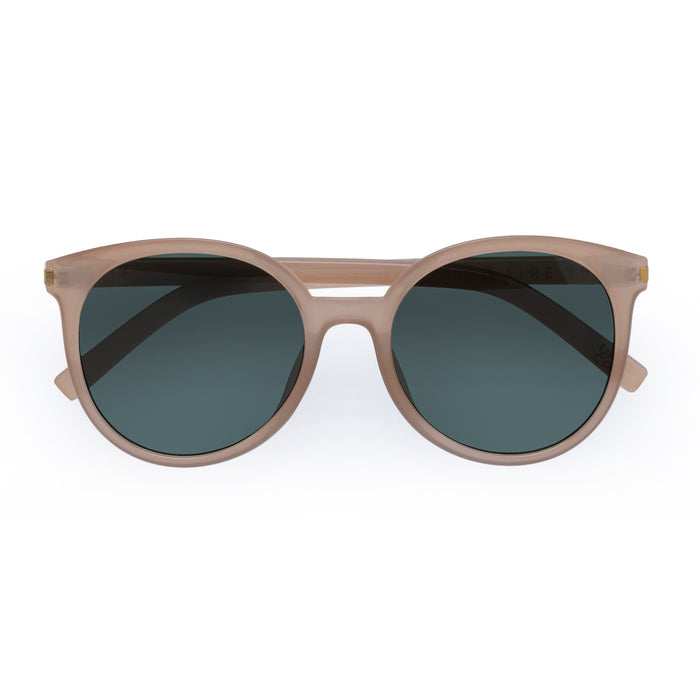 Lyrasphere Fawn Female Round Sunglasses | Aire