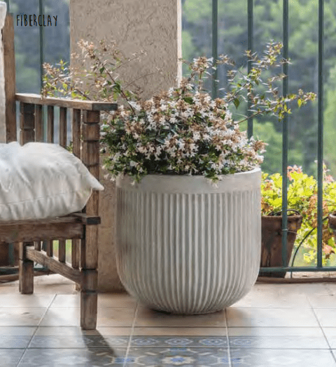 Maceta Fiberclay Atenas - Discom - El Nou Garden