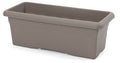 Macetero Plastiken 7502tau Rectangular 60 Cm Gris