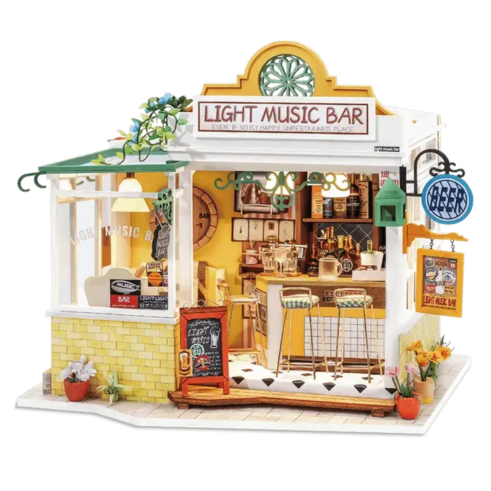 Maison Miniature Light Music Bar
