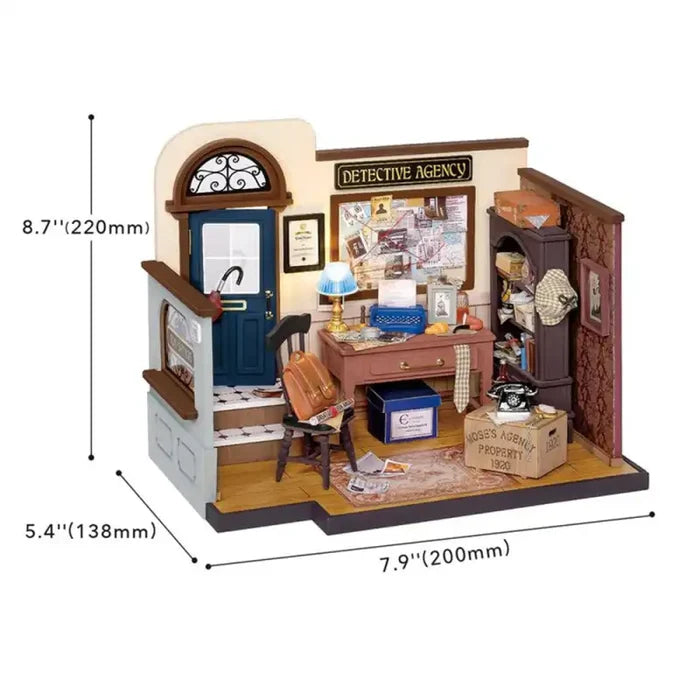 Maison Miniature Mose’s Detective Agency