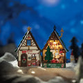 Maison Miniature Twinkling Christmas House