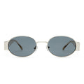 Mars Ii Silver Pewter Uni-Sex Oval Sunglasses | Aire
