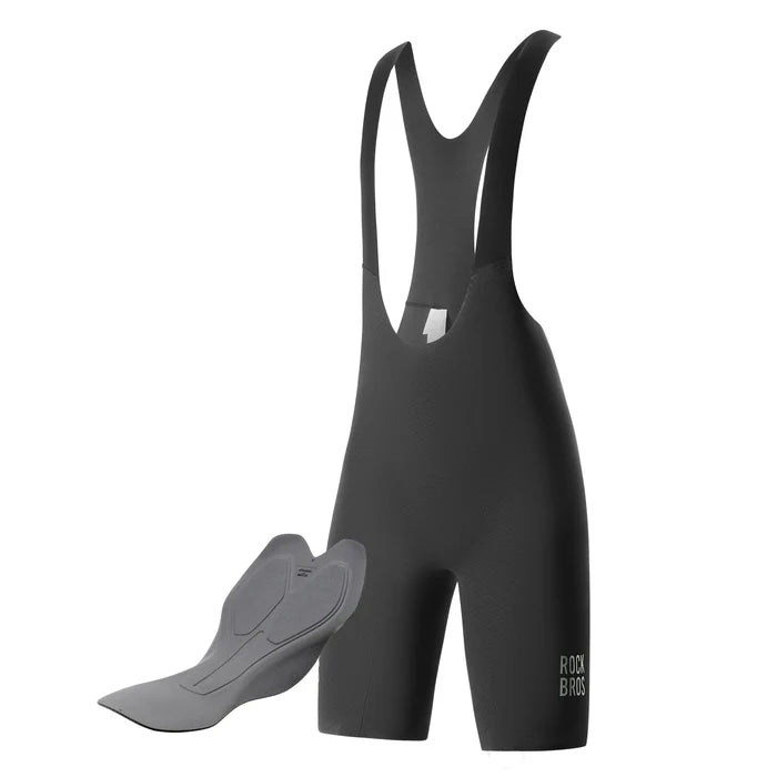 ROCKBROS mens cycling bib shorts featuring rockbros logo