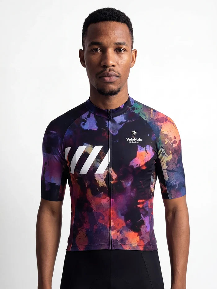 Men's Cycling Jersey Wild Garden#Type_Midnight Petals
