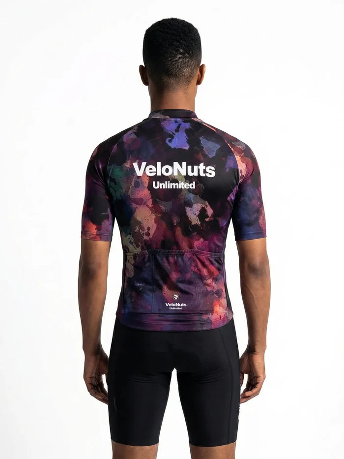 Men's Cycling Jersey Wild Garden#Type_Midnight Petals