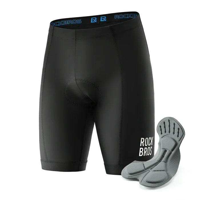 ROCKBROS men’s cycling shorts 3D padded comfortable quick dry