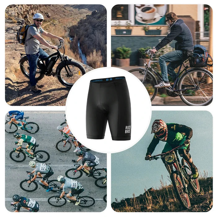 ROCKBROS men’s cycling shorts 3D padded comfortable quick dry