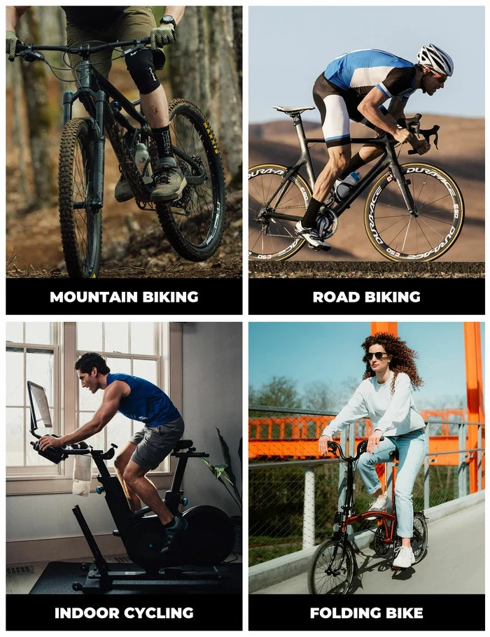 ROCKBROS mens lightweight cycling tights with 3d padding for spring