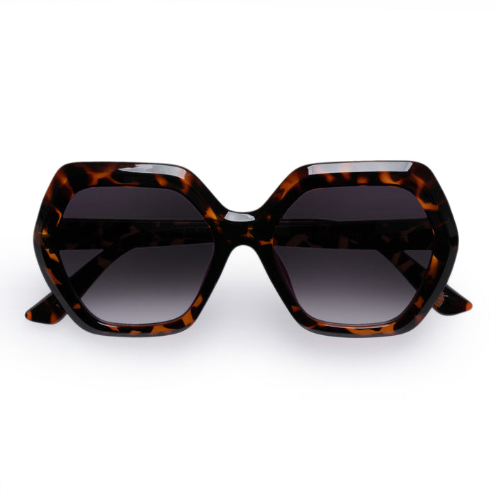 Meteor Tort Female Round Sunglasses | Aire