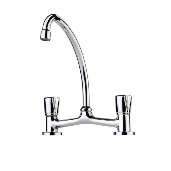 Mezcladora Teka 370421m Laser Fregadero 8" Dos Puños