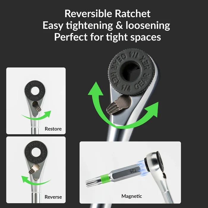 Mini Bike Multi Tool Kit with Ratchet & Tyre Levers