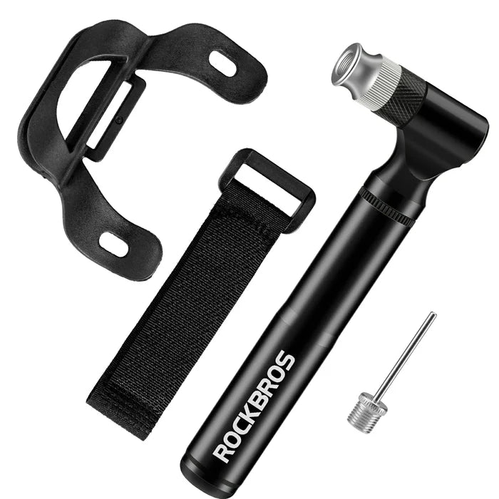 ROCKBROS mini bike pump compatible with Presta & Schrader 130PSI