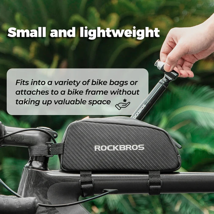 ROCKBROS mini bike pump compatible with Presta & Schrader 130PSI