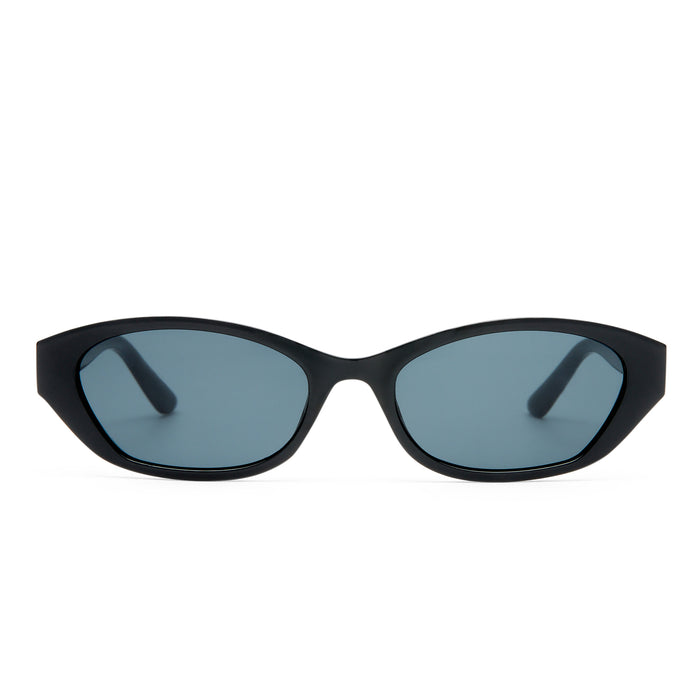 Moonstone Black Female Oval Sunglasses | Aire