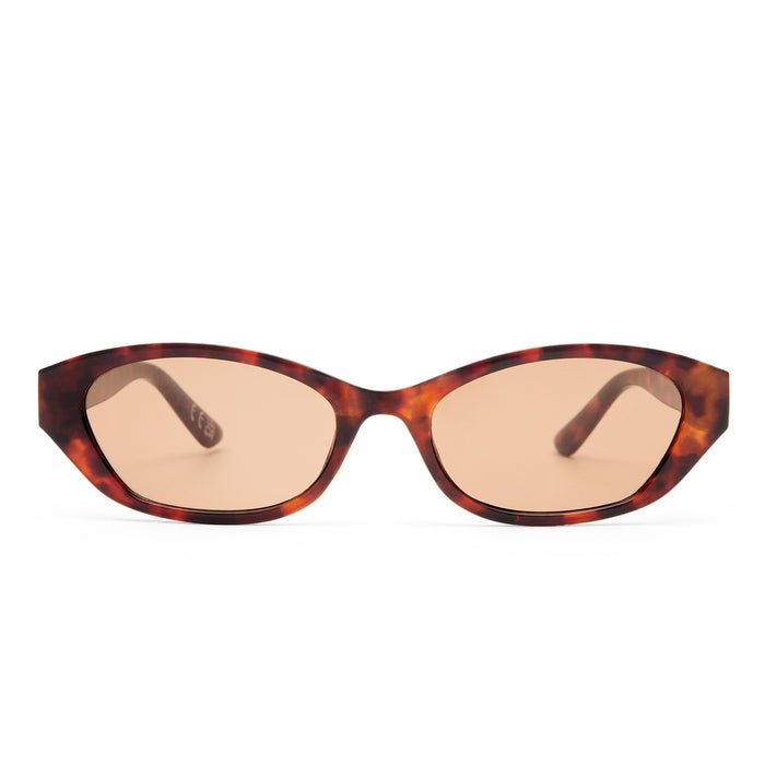 Moonstone Dark Tort Female Oval Sunglasses | Aire