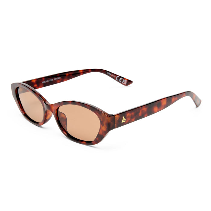 Moonstone Dark Tort Female Oval Sunglasses | Aire