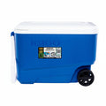 Nevera Igloo 34482 38qt/36l Azul Ruedas Wheelie Cool