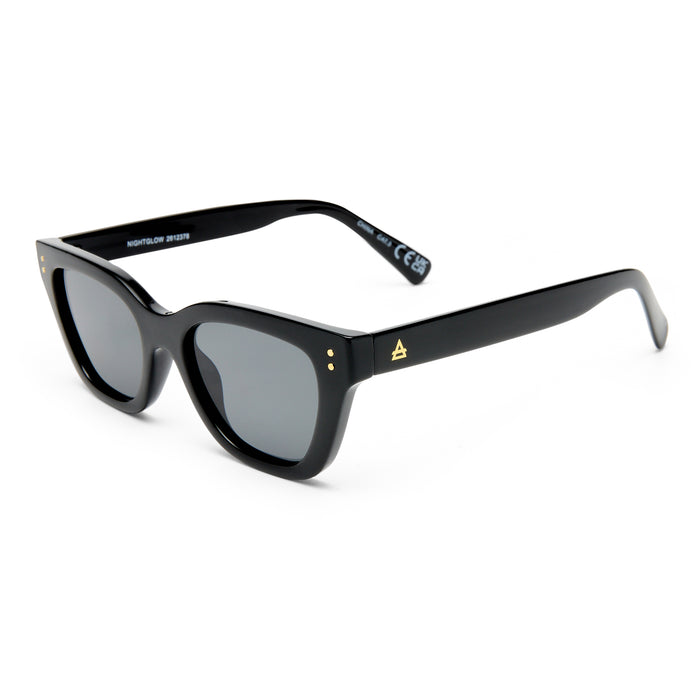 Nightglow Black Female Cat-Eye Sunglasses | Aire