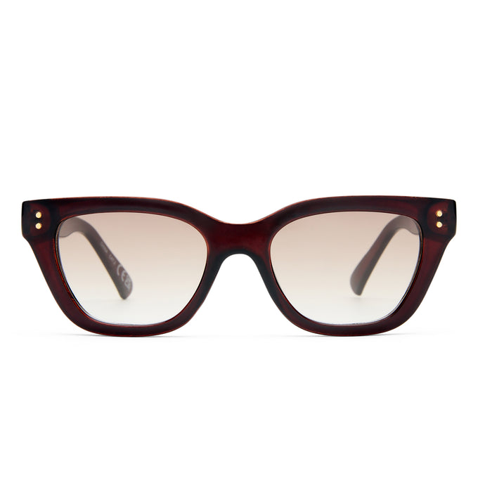 Nightglow Chestnut Female Cat-Eye Sunglasses | Aire