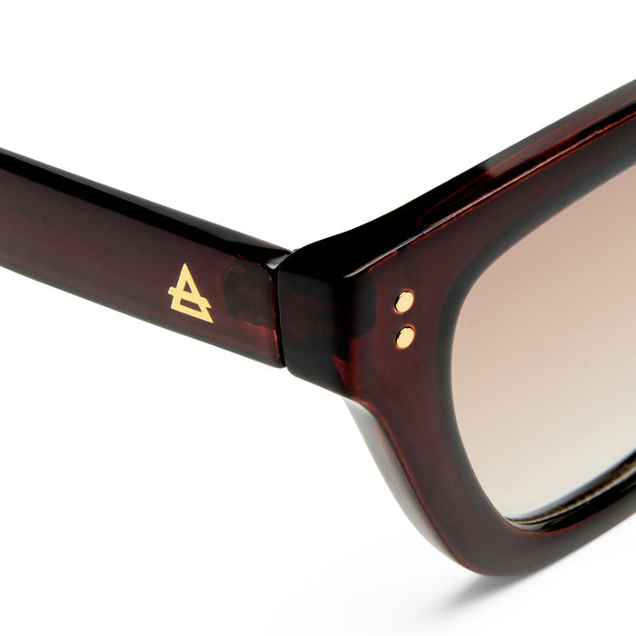 Nightglow Chestnut Female Cat-Eye Sunglasses | Aire