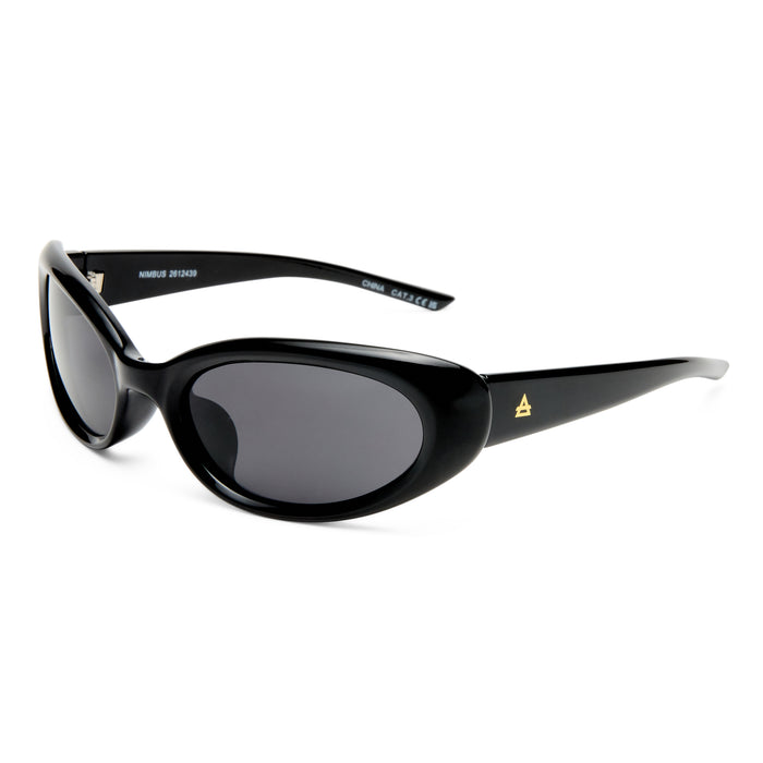 Nimbus Black Uni-Sex Wrap Sunglasses | Aire