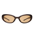 Nimbus Chocolate Uni-Sex Wrap Sunglasses | Aire