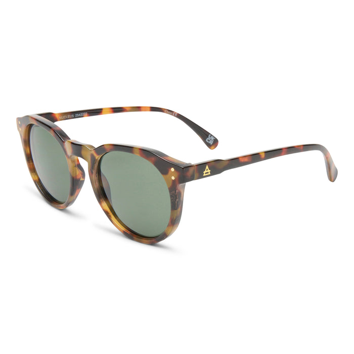 Nucleus Dark Tort Uni-Sex Round Sunglasses | Aire