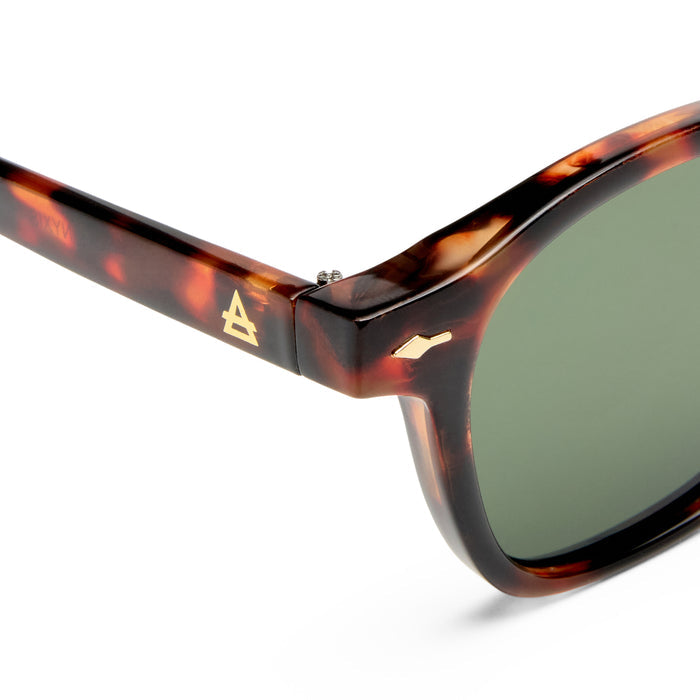 Nyxis Dark Tort Uni-Sex Round Sunglasses | Aire