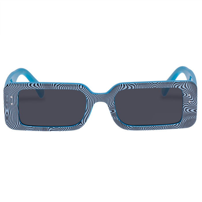 Octans Psychedelic Monochrome Uni-Sex Rectangle Sunglasses | Aire