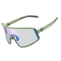 rockbros photochromic cycling sunglasses with antifog lenses and uv400 protection #Color_Green