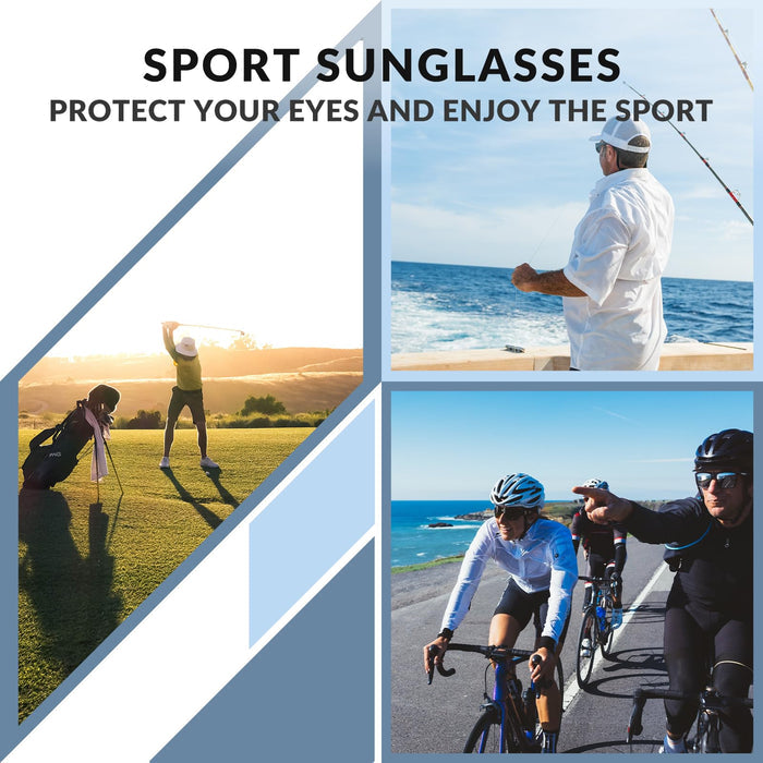 ROCKBROS Sports Sunglasses Photochromic Sunglasses with Headband #Style_Silver-polarized Lenses