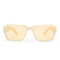 Pluto Ivory Uni-Sex Rectangle Sunglasses | Aire