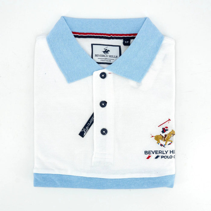 Poloshirt Beverly Hills Mangas Cortas Combinado P/ Caballeros by Beverly Hills