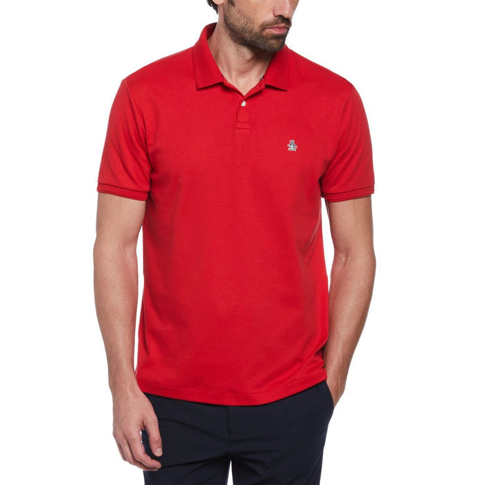 Poloshirt Penguin Mangas Cortas Liso Para Caballeros by Penguin
