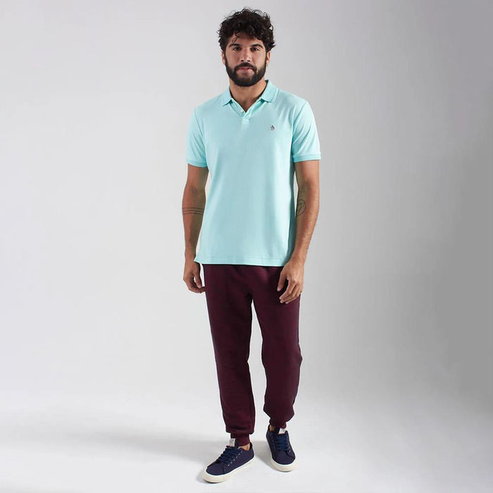 Poloshirt Penguin Mangas Cortas Liso Para Caballeros by Penguin