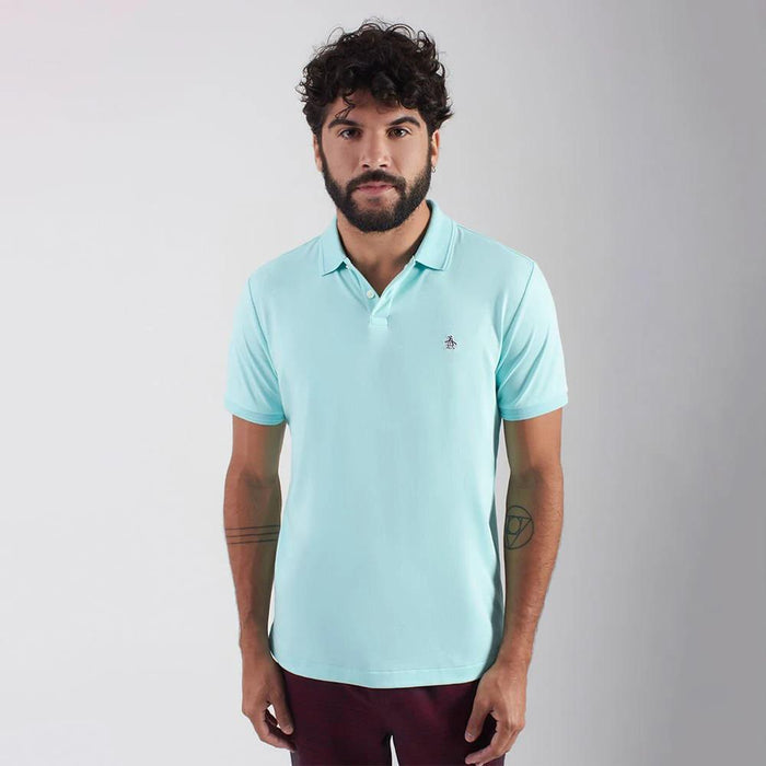 Poloshirt Penguin Mangas Cortas Liso Para Caballeros by Penguin