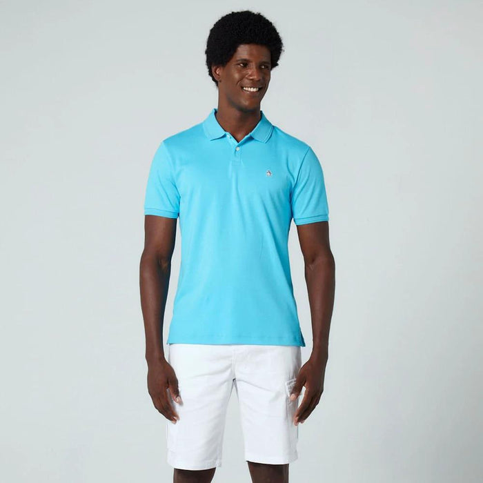 Poloshirt Penguin Mangas Cortas Liso Para Caballeros by Penguin