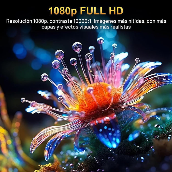Proyector Pericat WiFi y Bluetooth  4K Compatible – Cine en Casa Full HD 1080P
