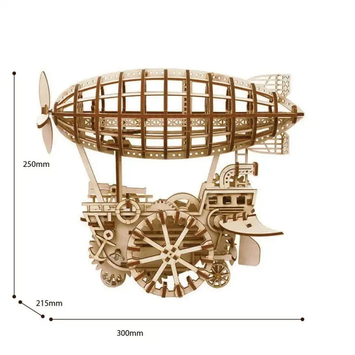 Puzzle 3D Bois Ballon Dirigeable