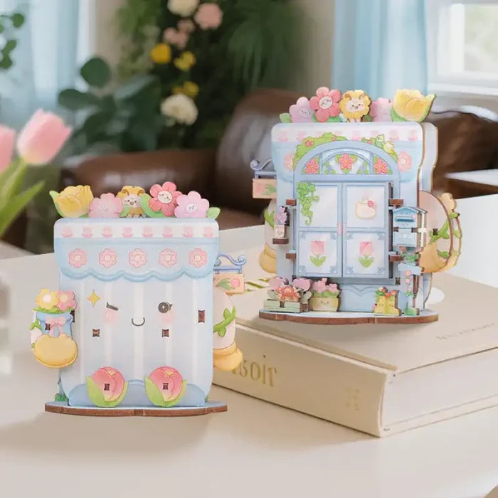 Puzzle 3D Bois Flower Shop.