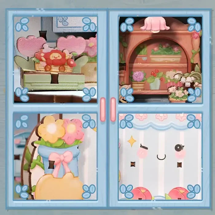 Puzzle 3D Bois Flower Shop.