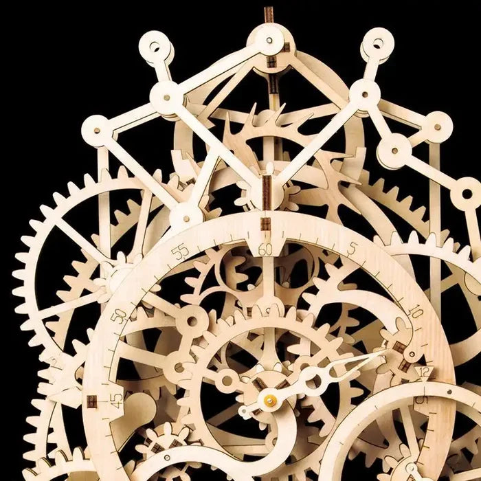 Puzzle 3D Bois Horloge Mécanique ’La Pendule’