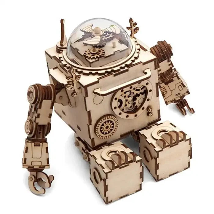 Puzzle 3D Bois Morpheus Le Robot Mécanique