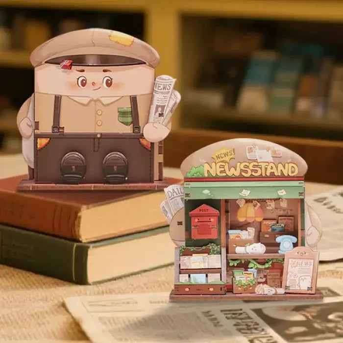 Puzzle 3D Bois News Stand