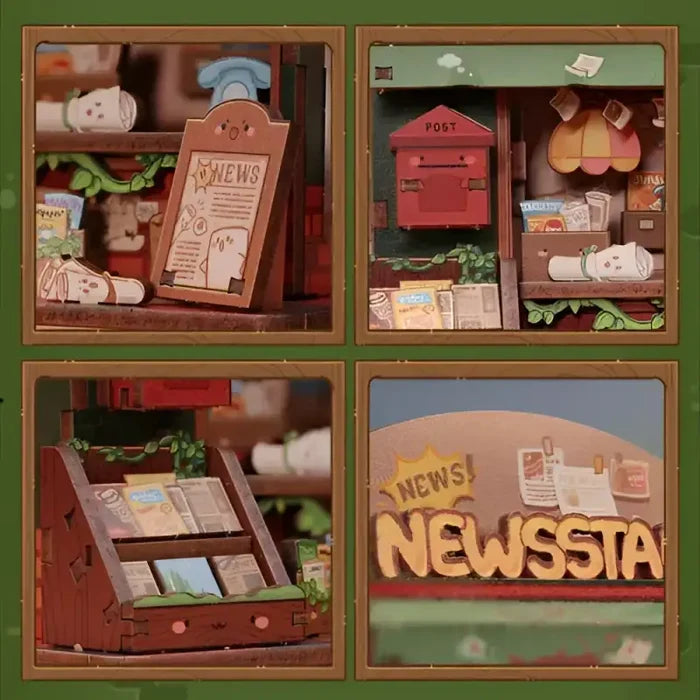 Puzzle 3D Bois News Stand
