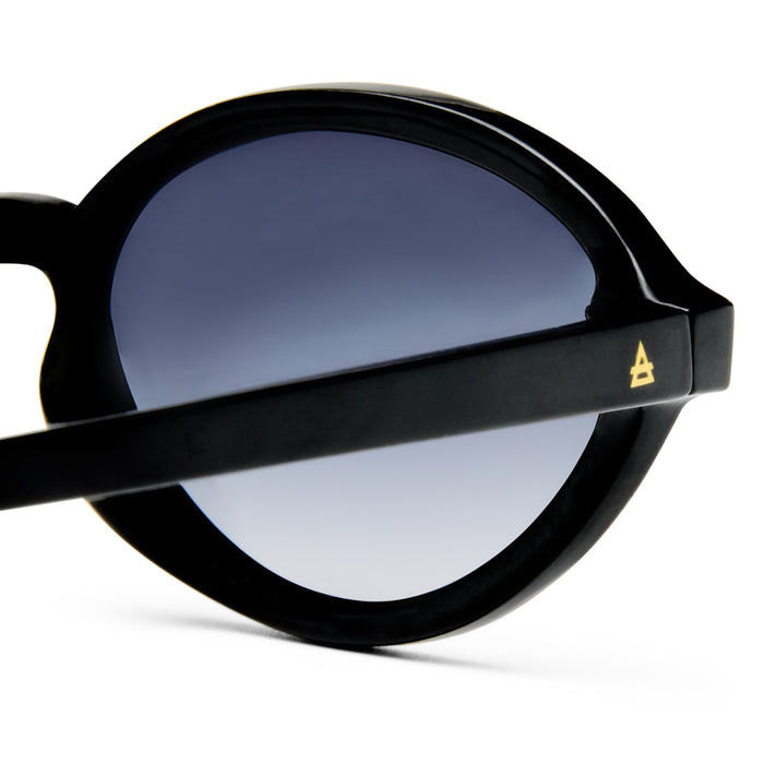 Pyxis Black Female Oval Sunglasses | Aire