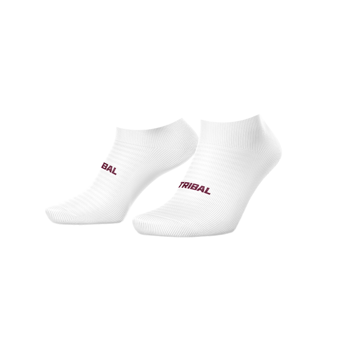 QTF Ankle Socks - White